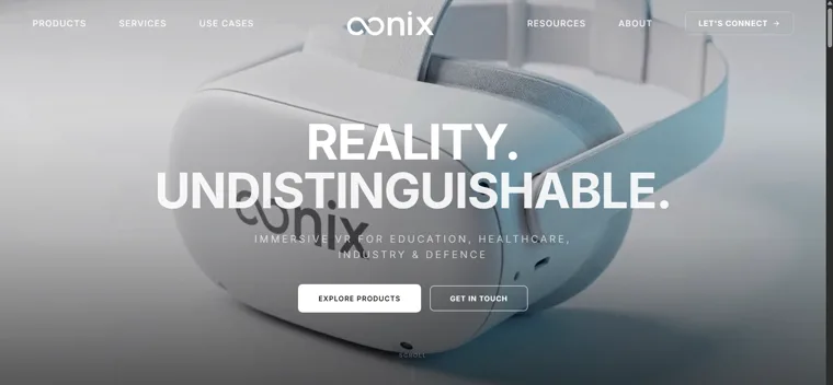 Aonix website preview